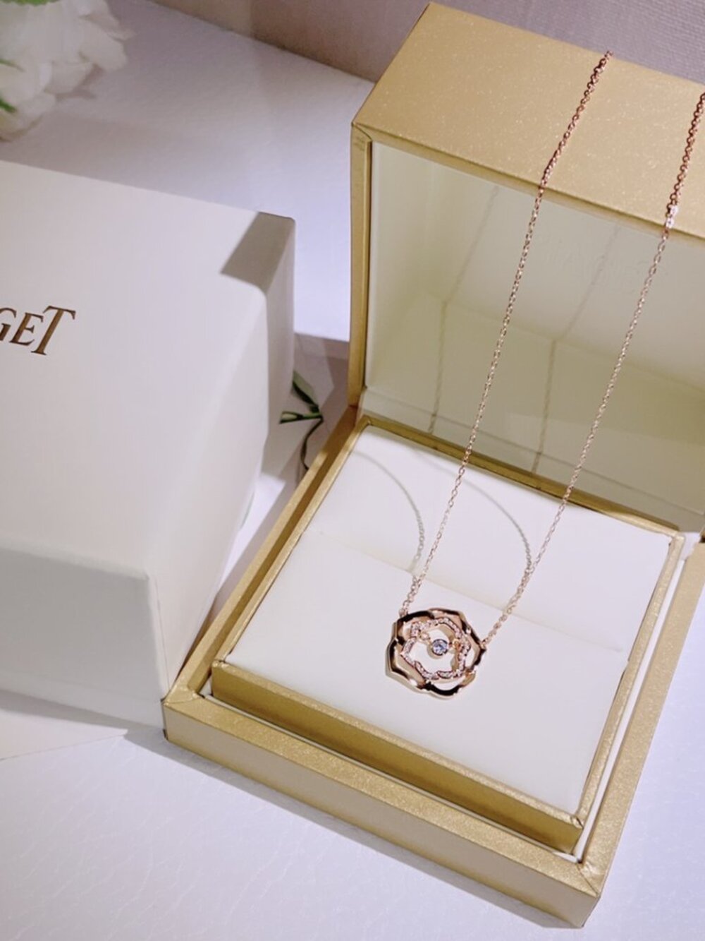 Piaget Rose Necklace